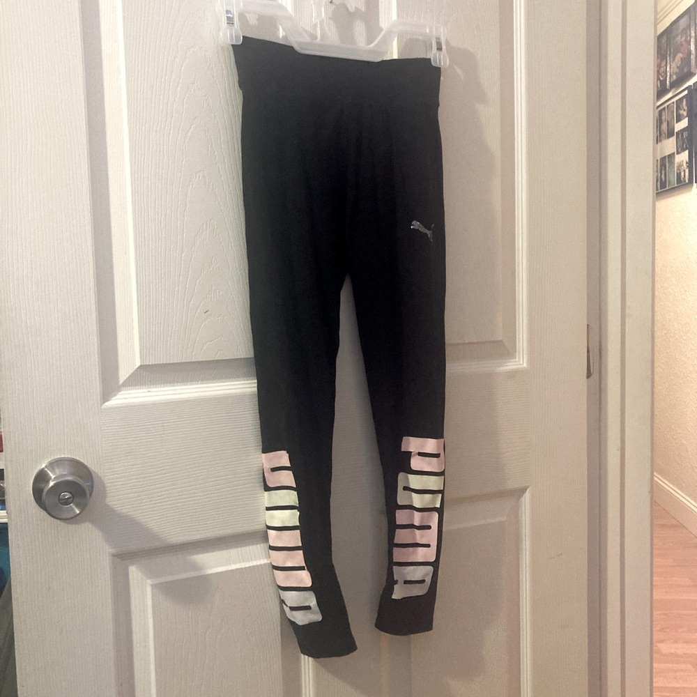 Black Puma leggings for 8 to 10 year old.